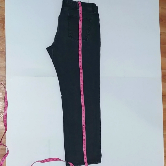 Diamond Gusset Jeans, Size - 40 X 32, Color - Stone Black - Picture 3 of 10